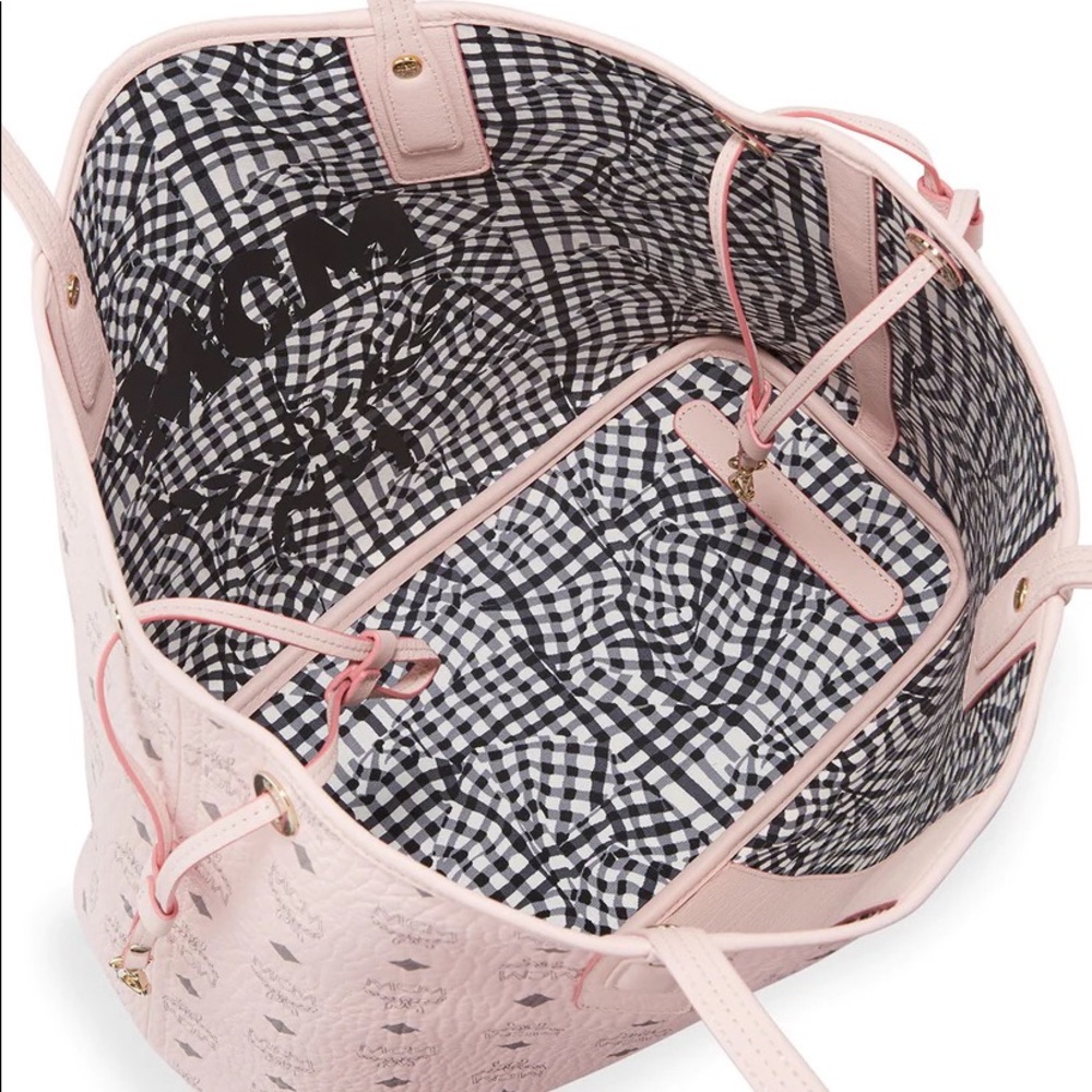 Mcm blush pink tote bag
